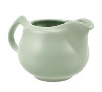IMIKEYA Jarra de Cerámica Verde para Leche y Crema Resistente al Calor con Diseño Elegante y Fácil de Limpiar Adecuado para Cocina y Servir
