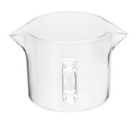 IMIKEYA Jarra de Crema de Vidrio Multifunción de 75ml para Leche y Café Diseño Moderno Adecuado para Decoración de Mesa y Obsequio de Inauguración de Casa