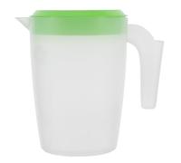 IMIKEYA Jarra para Bebidas Fría de Plástico 1 Litro Pequeña Verde Tapa Recipiente para Zumo Reutilizable y Apta para Nevera Jarra de Agua Potable y Té Helado