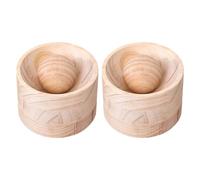 IMIKEYA Juego de 2 Prensas de Madera para Hacer Raviolis y Tortillas, Herramienta Manual Rápida para Amasar Masa, Adecuado para Aperitivos Festivos y Ahorro de Espacio