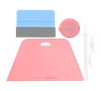 IMIKEYA Juego de 9 Herramientas para Vinilo Autoadhesivo y Papel Pintado Espátula para Vinilo de Coche Cortador de Precisión y Cinta Métrica Kit Alisador Resistente para Instalación