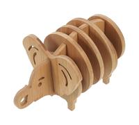 IMIKEYA Juego de Salvamanteles de Bambú Multi-Funcional para Cocina en Casa, Estera Aislante y Protectora de Calor Diseño Creativo de Elefante