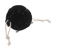 IMIKEYA Juguete Interactivo para Caballos Mecanismo de Recompensa de Zanahoria, Pelota de Tejido Negro para Entrenamiento y Uso en Establos Que Promueve el Vínculo y Combate