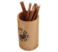 IMIKEYA Kit de Adivinación I Ching con Cubo de Bambú Resistente para Predicciones Precisas Herramienta Portátil de Aprendizaje Feng Shui con Palos de Fortuna Artísticos y Coleccionables
