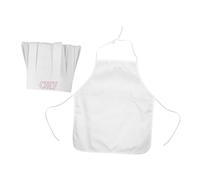 IMIKEYA Kit de Fotografía para Bebés Traje de Chef para Niña Recién Nacida Conjunto de Delantal de Cocina y Gorro para Sesiones de Fotos de Meses Casa o Estudio