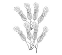 IMIKEYA Kit De Reparación De Cables Elásticos Redondos Blancos para Sillones Reclinables, 8 Piezas, Cuerda De Repuesto Reforzada para Sillas De Jardín y Camping