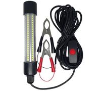 IMIKEYA Lámpara de Pesca LED de Alta Luminosidad y Resistente Presión, Luz Sumergible para Atraer Peces en Redes Pequeñas y Cubierta Ligera, Material Duro y Duradero