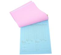 IMIKEYA Libro de Puntuaciones Portátil, Cuaderno de Resultados Deportivos para Fútbol, de Papel, Registro Detallado de Faltas, Puntuaciones y Notas del Árbitro, Compacto y Portátil,