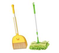 IMIKEYA Limpieza Infantil con Escoba Recogedor y Fregona Miniatura Ligero y Manejable para Ayuda Doméstica Educativa y Divertida para Niñas