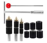 IMIKEYA Llave de Tope para Tubería de Agua Termofusible 1/2 3/4 1 Pulgada Pasadores y Juego de Herramientas para Reparación de Sistemas de Agua Potable 6.69X3.77X0.51In