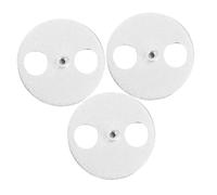 IMIKEYA Llaves De Enrollador para Caja De Música Redondas 55mm Disco Metálico Cogedor De Cuerda Accesorios para Reparación Bricolaje Decorativo 3 Piezas