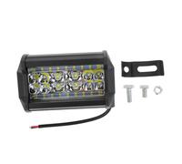IMIKEYA Luz de Trabajo LED Cuadrada Triple para Vehículos Luz Antiniebla Auxiliar Todoterreno con Radiador de Aleación de Aluminio para Larga Duración