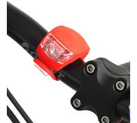 IMIKEYA Luz LED para Bicicleta 2 Leds Rojos, Silicona Resistente y Configuraciones de Iluminación, para Ciclismo en Días Lluviosos y Lugares Oscuros