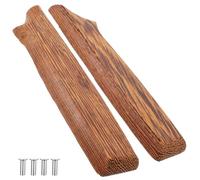 IMIKEYA Mango para Cortador de Verduras de Madera Maciza sin Agujeros, Antideslizante, 4 Pares de Remaches, Empuñadura Ergonómica para Utensilios de Cocina y Accesorios de Corte