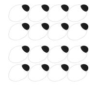 IMIKEYA Máscara Ocular Pirata De Fieltro Negra 14 Piezas Para Niños Cordón Transpirable Para Disfraces Infantiles Fiestas Temáticas Aventura Creativa