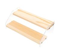 IMIKEYA Mesa Dulce Estante Exhibidor Escalonado Multiusos 2 Niveles 30 CM para Postres y Organización en Bodas y Celebraciones Familiares