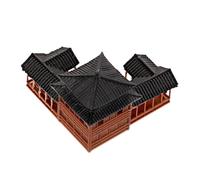 IMIKEYA Mini Pavilion Figurine Miniature Asian Ancient Architecture For Micro Landscape Decoration For Zen Gardens and Dollhouses and Living Rooms