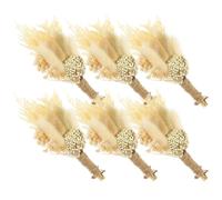 IMIKEYA Mini Ramo de Flores Secas de Hogar y Accesorios, 6 Piezas de Flores Prensadas Pequeñas para Arreglo Floral y Obsequio Especial