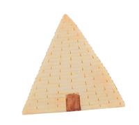 IMIKEYA Modelo De Pirámide Miniatura Figura Egipcia De Resina Decoración De Estilo Antiguo para Oficina Adorno De Mesa Estatua De Pirámide Pequeña