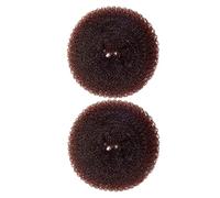 IMIKEYA Moldeador de Moños Tipo Donut 2 Unidades Tamaño Mediano 9 Café Accesorio para Cabello Largo Moldeador de Moños Despeinados Adecuado para Peinados Rápidos y Casuales