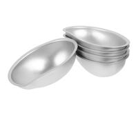 IMIKEYA Moldes para Pudín Antiadherentes y Ligeros Juego de 5 de Aleación de Aluminio Ideales para Hornear Postres y Tartas en Casa