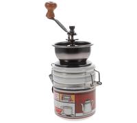 IMIKEYA Molinillo de Café Manual de Cerámica Blanco Muelas Cónicas, Fácil de Operar, Adecuado para Moler Café, Pimienta y Especias Cocina del Hogar