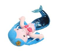 IMIKEYA Muñeca De Peluche Sirena para Niñas Juguete Tierno para Sueño De Cumpleaños Fomenta La Creatividad Imaginación