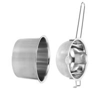 IMIKEYA Olla para Baño María de Acero Inoxidable para Derretir Mantequilla y Cera 600 Ml Mango Cómodo para Uso Doméstico