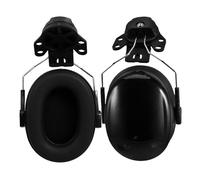 IMIKEYA Orejeras de Seguridad Color Negro para Industrial Reducción de, Protección Auditiva Material Abs Resistente, Diseño Tipo Ajuste Cómodo para Construcción