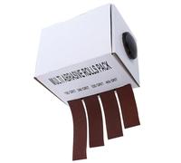 IMIKEYA Paño de Lijado Rollo de Lija para Pulir en Caja, Nylon Marrón, Resistente Abrasión, Alto Pulido, para Madera y Plástico, Uso Doméstico y Tienda