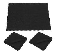 IMIKEYA Paños de Microfibra para Limpiar Lentes de Gafas 100 Unidades 120x120mm Negro, Paño Limpiador Doble Cara para Gafas de Sol y Pantallas Electrónicas, Adecuado para Cuidado Ocular