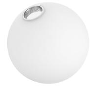 IMIKEYA Pantalla de Lámpara Globo Esmerilada de Vidrio Opaco Mate, Bola Redonda de 20 Cm Compatible E27, Cubierta para Lámpara Colgante y Aplique, Luz Suave para Interior y Exterior