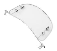 IMIKEYA Parabrisas para Motocicleta de Policarbonato Transparente Protector Delantero Resistente y Ligero con Borde Ensanchado para Mejor Defensa y Visibilidad Clara