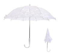 IMIKEYA Paraguas de Encaje Vintage para Bodas Accesorio para Mujer y Niñas Sombrilla Decorativa para Fotografía y Eventos Obsequios