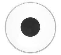 IMIKEYA Parche Batería Plástico y para de Anillo de Armónicos Material Bombo de 10 Pulgadas con Punto Reforzado Sonido para Ensayos y Presentaciones