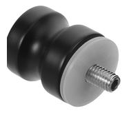 IMIKEYA Pasamanos para Baño Personas Mayores Acero Inoxidable 304 Negro Doble Agarre Soporte Seguridad Ducha Tirador Puerta Vidrio Antideslizante Ergonomía para Baño Accesible