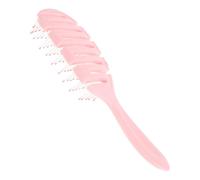 IMIKEYA Peine Desenredante para Cabello Seco y Mojado Diseño Ventilado y Material Antiestático de Abs para Uso Dual en Cabello Rosa