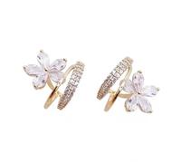 IMIKEYA Pendientes Claw de Zirconia Forma de para Mujer Diseño Elegante y Único Pendientes de Ear Cuff para y Ocasiones Especiales con Baño