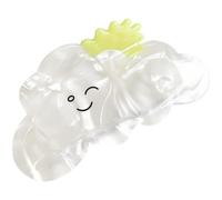 IMIKEYA Pinza de Garra Cabello de Acetato Antideslizante, Tamaño 8 Cm, Color Sol, Accesorios para Mujeres y Niñas, Adecuado para Peinados y Uso Diario en Escuela, Oficina y Viajes