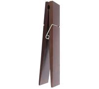 IMIKEYA Pinza Grande de Madera para Toallas, Toallero de Pared Multifunción, Gancho Rústico para Baño en Color Madera Natural, Adecuado para Colgar Toallas y Prendas Hogar