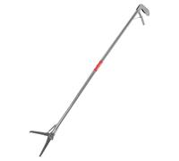 IMIKEYA Pinza para Serpientes Acero Inoxidable 120 Cm Plegable Bloqueo, Herramienta Extensible para Captura de Reptiles, Cangrejos y Anguilas, Pinzas de Alta Resistencia para Uso al Aire