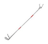 IMIKEYA Pinza Seguro de para Plegable Inoxidable Acero Serpientes de 3 Secciones Longitud Ajustable y Agarre para Captura de Cangrejos y Anguilas