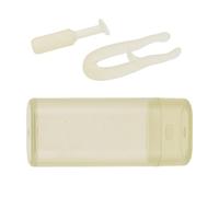 IMIKEYA Pinzas para Lentes de Contacto de Silicona con Ventosa, Herramienta Portátil para Insertar y Quitar Lentes Blandos y Duros, Color Verde, Kit de Cuidado para Uso en Casa y Viajes