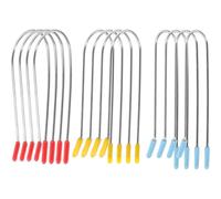 IMIKEYA Pinzas para Rodillos Calientes de Metal 24 Piezas Surtidas Rojo 32 CM Amarillo 254 CM Azul 19 CM para Permanente de Cabello Clips de Repuesto para Rulos Eléctricos en