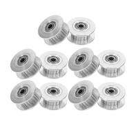 IMIKEYA Polea de Distribución 2Gt para Impresora 3D 20 Dientes Aleación de Aluminio Diámetro Interior 3 MM Correa 6 MM Juego de 10 Unidades Transmisión Precisa y Silenciosa para