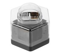 IMIKEYA Portabrocas Organizador de Cabezales para Pulir Uñas, Estuche de Almacenamiento Reutilizable Abs y Alambre de Cobre, Negro, Multi-slot, para Salón y Formación de Nail Art