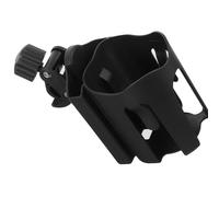 IMIKEYA Portavasos Ajustable para Silla de Ruedas Cochecito y Bicicleta Soporte para Vasos y Teléfono Móvil Espejo Retrovisor Estructura Resistente Anticaídas para Uso Movilidad