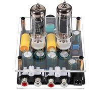 IMIKEYA Preamplificador de Válvulas de Fono K4/6a2, Preamplificador para Fonógrafo, PCB, Abs y Vidrio, Ligero, para Sistemas HiFi y Cine en Casa DIY