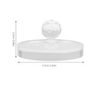 IMIKEYA Prensa para Sombras de Ojos 2 Piezas Sello Restaurador de Plástico Transparente 57 CM Herramienta Cosmética Multifuncional para Maquillaje de Cejas Rubor E Iluminador Portátil