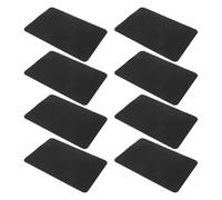 IMIKEYA Protectores Antideslizantes para Suela de Zapato 8 Unidades, Autoadhesivos y Recortables, Goma Negra 1 Mm, 14,8 X 9,8 Cm, Absorbentes de Impacto para Tacones Altos, Botas